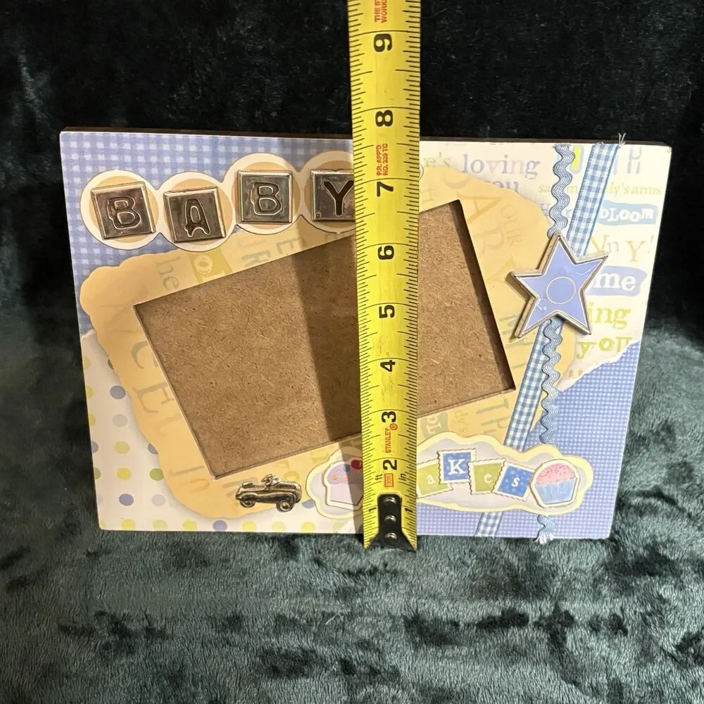 Baby Decorative Photo Frame 4x6 Cupcake Car Baby